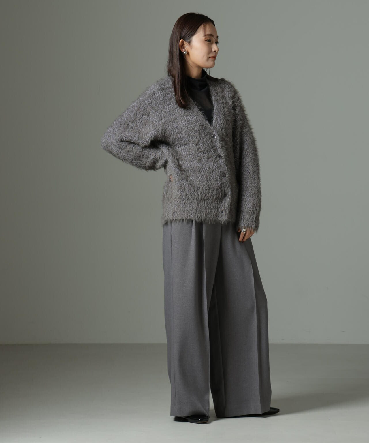 ファンシーシャギーカーディガン 6694222334