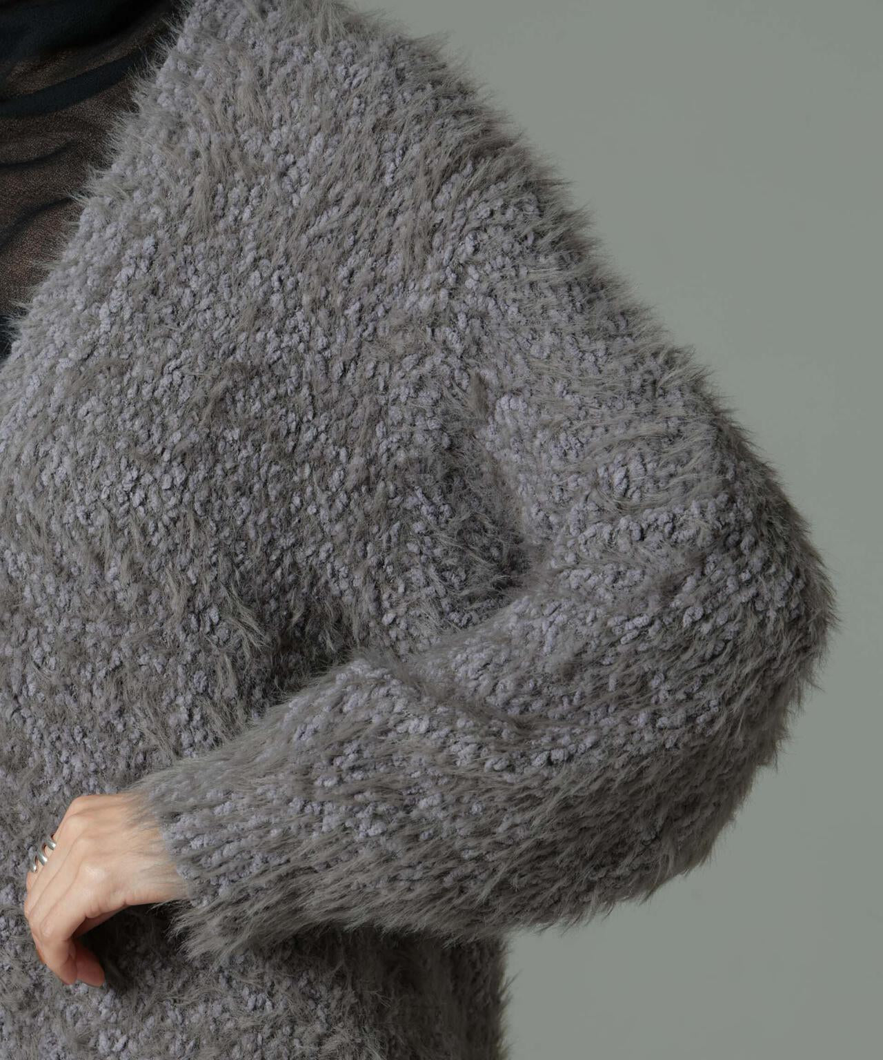 ファンシーシャギーカーディガン 6694222334