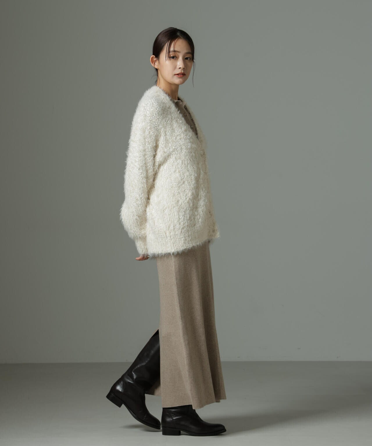 ファンシーシャギーカーディガン 6694222334