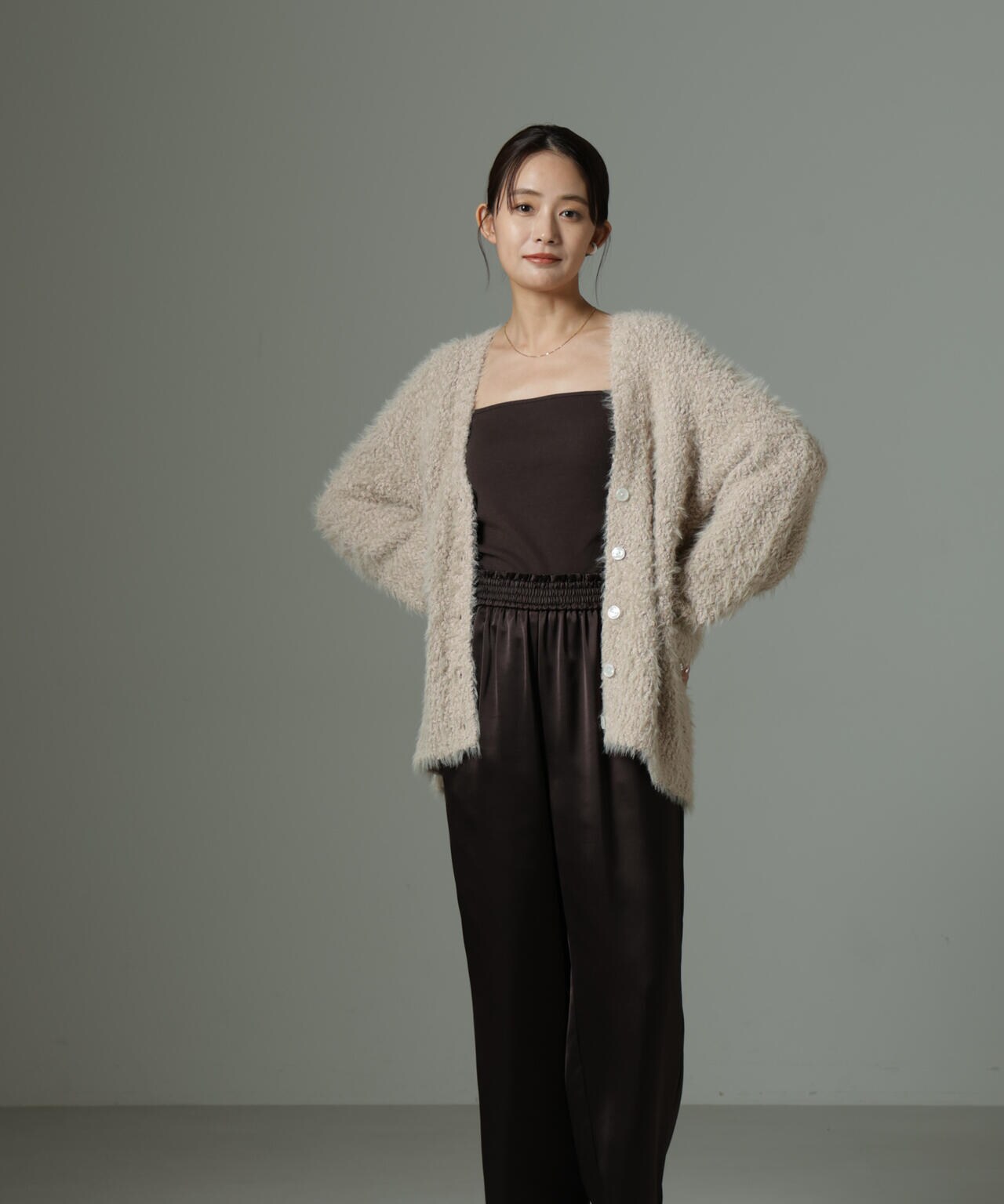 ファンシーシャギーカーディガン 6694222334