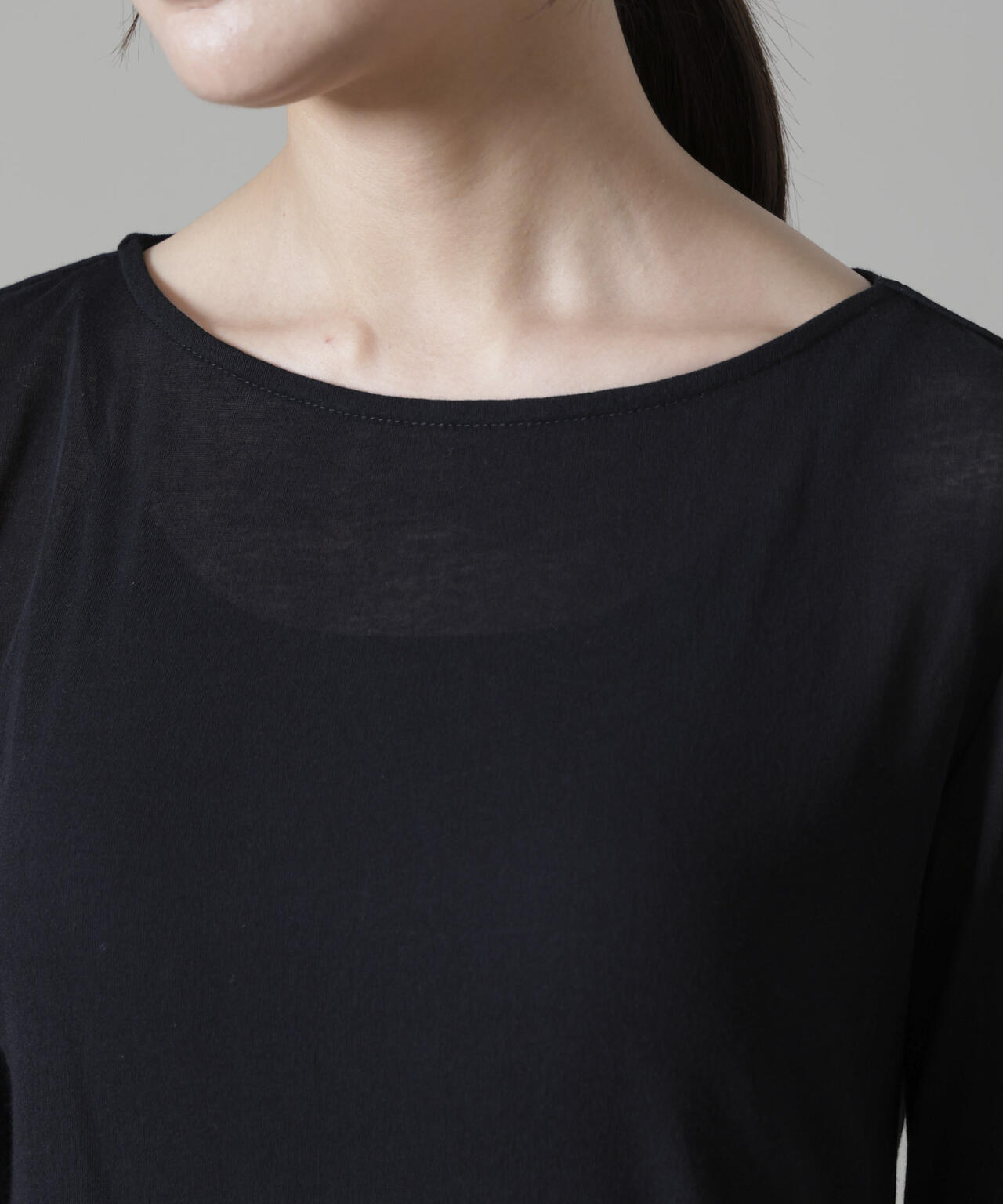 シアーガーゼボートネックトップス 6694223306