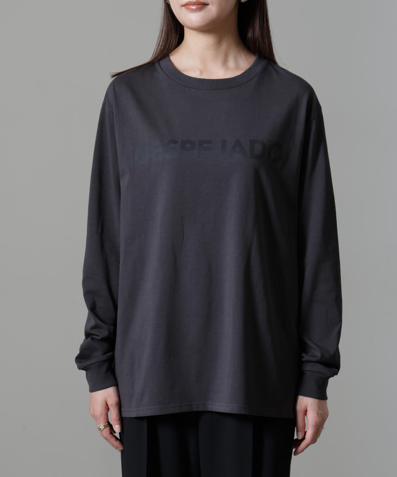 レタードロゴプリントロングスリーブTシャツ 6694223307