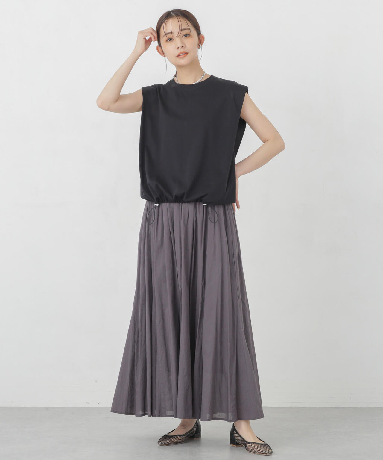 Polygiene ドロストカットトップス 6694224301