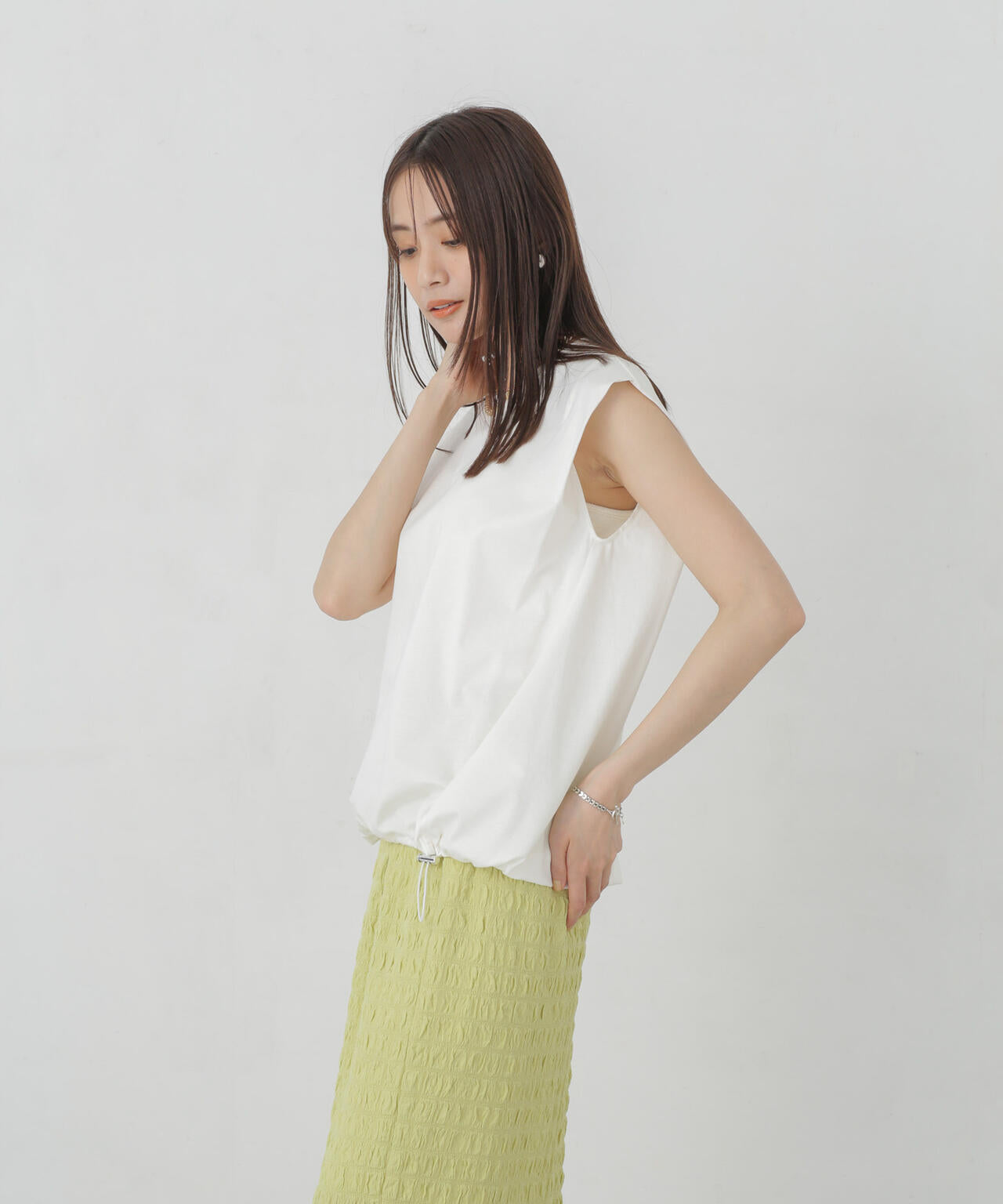 Polygiene ドロストカットトップス 6694224301