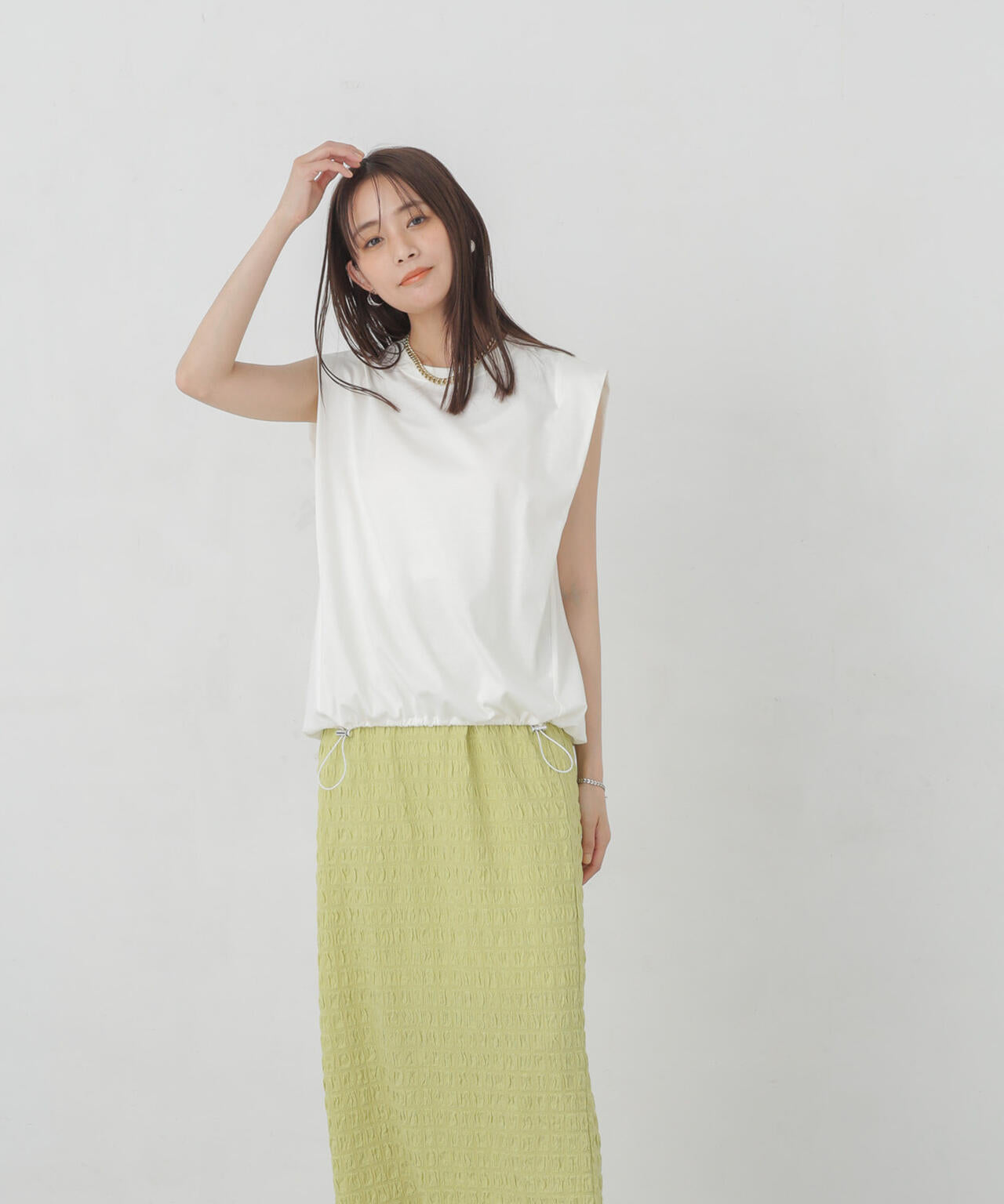 Polygiene ドロストカットトップス 6694224301