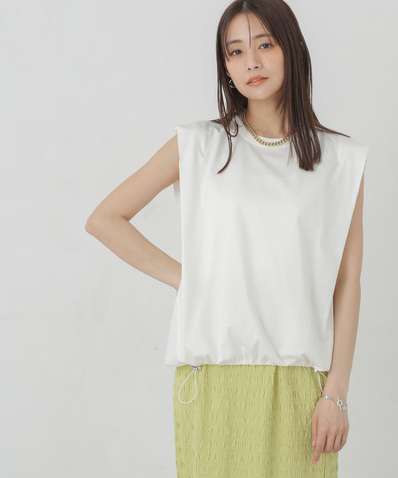 Polygiene ドロストカットトップス 6694224301