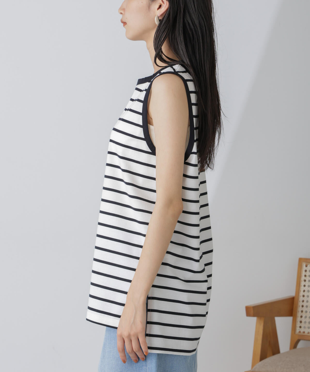 ホルターネックノースリーブプルオーバー 6694224309