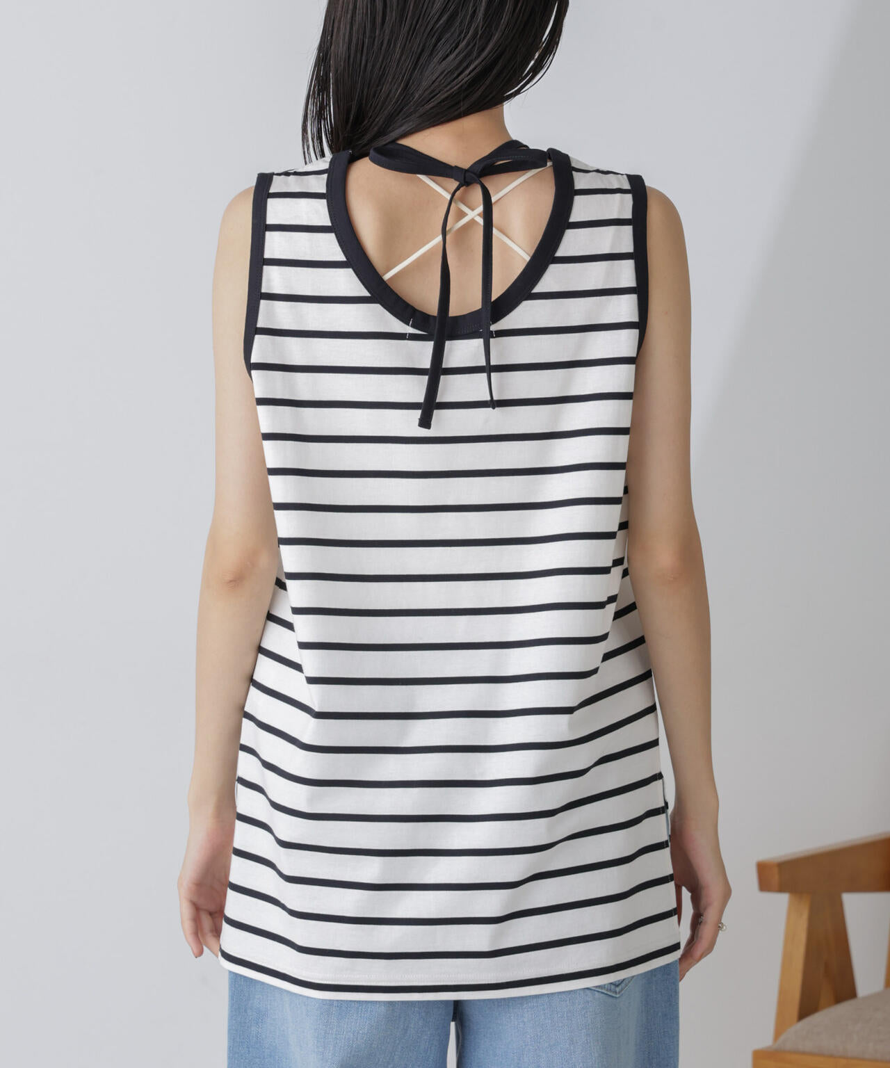 ホルターネックノースリーブプルオーバー 6694224309