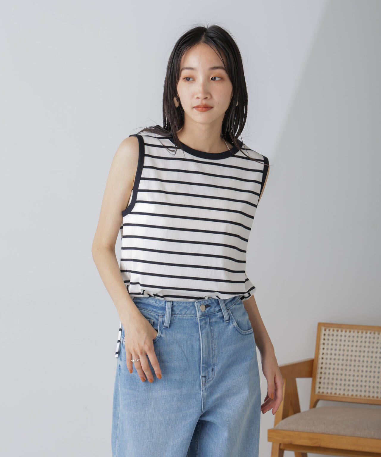 ホルターネックノースリーブプルオーバー 6694224309