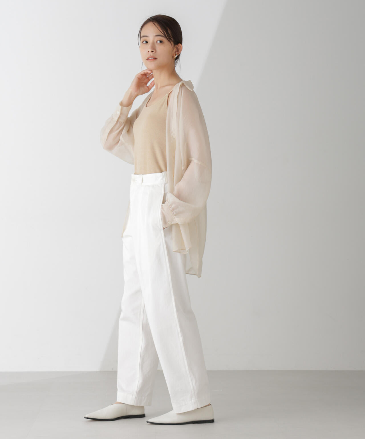 ラメテレコカップ付きバッククロスキャミソール 6694224311