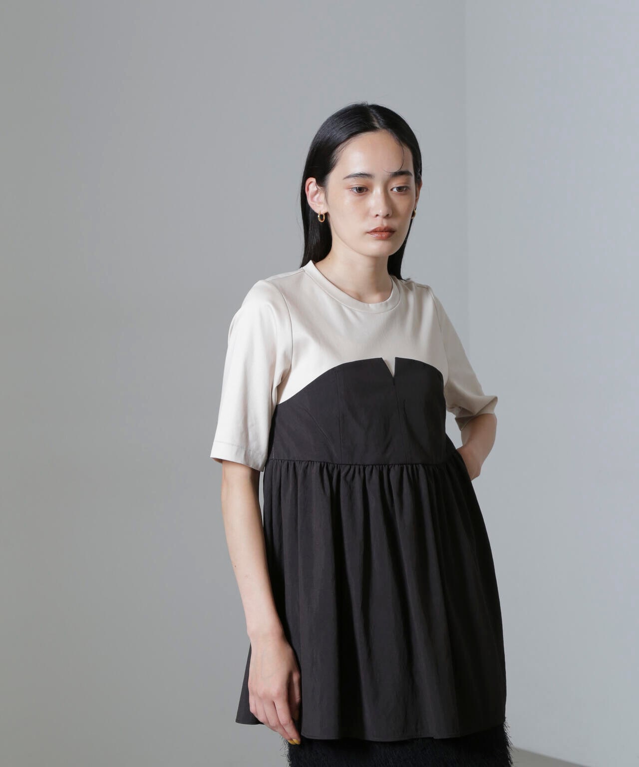 SANDY LIANG ギャザー ビスチェ