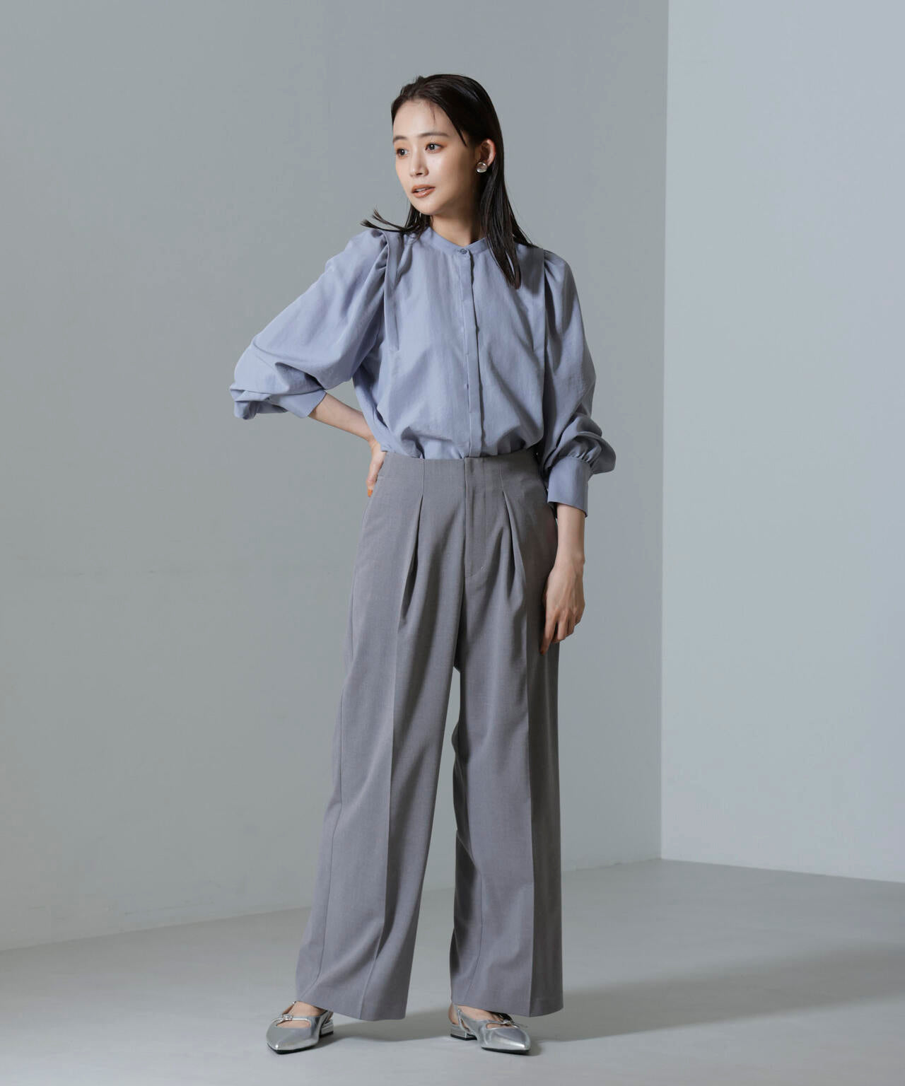 ドライウェザーストレッチ インタックワイドパンツ(セットアップ可) 6694227302