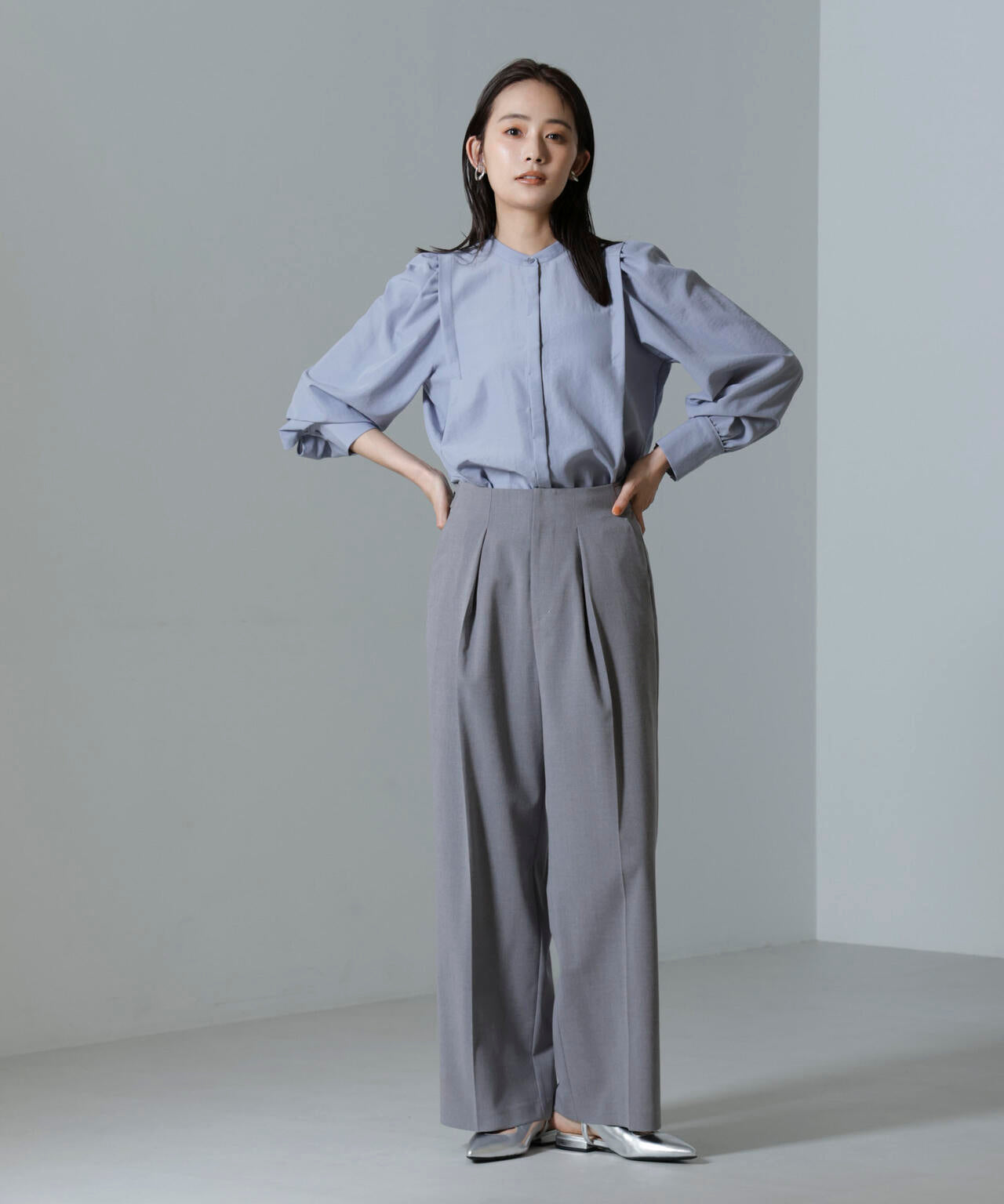 ドライウェザーストレッチ インタックワイドパンツ(セットアップ可) 6694227302