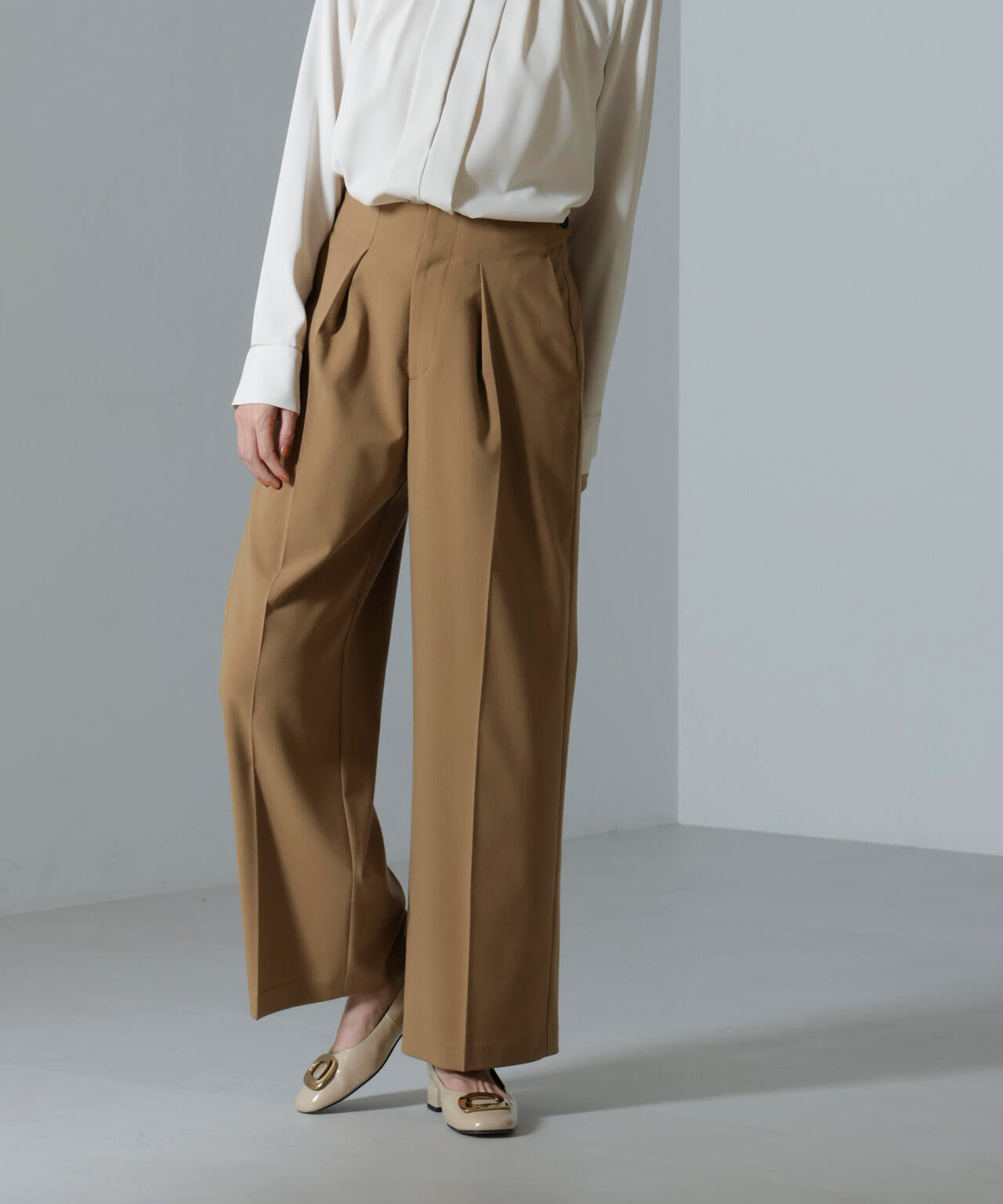 ドライウェザーストレッチ インタックワイドパンツ(セットアップ可) 6694227302