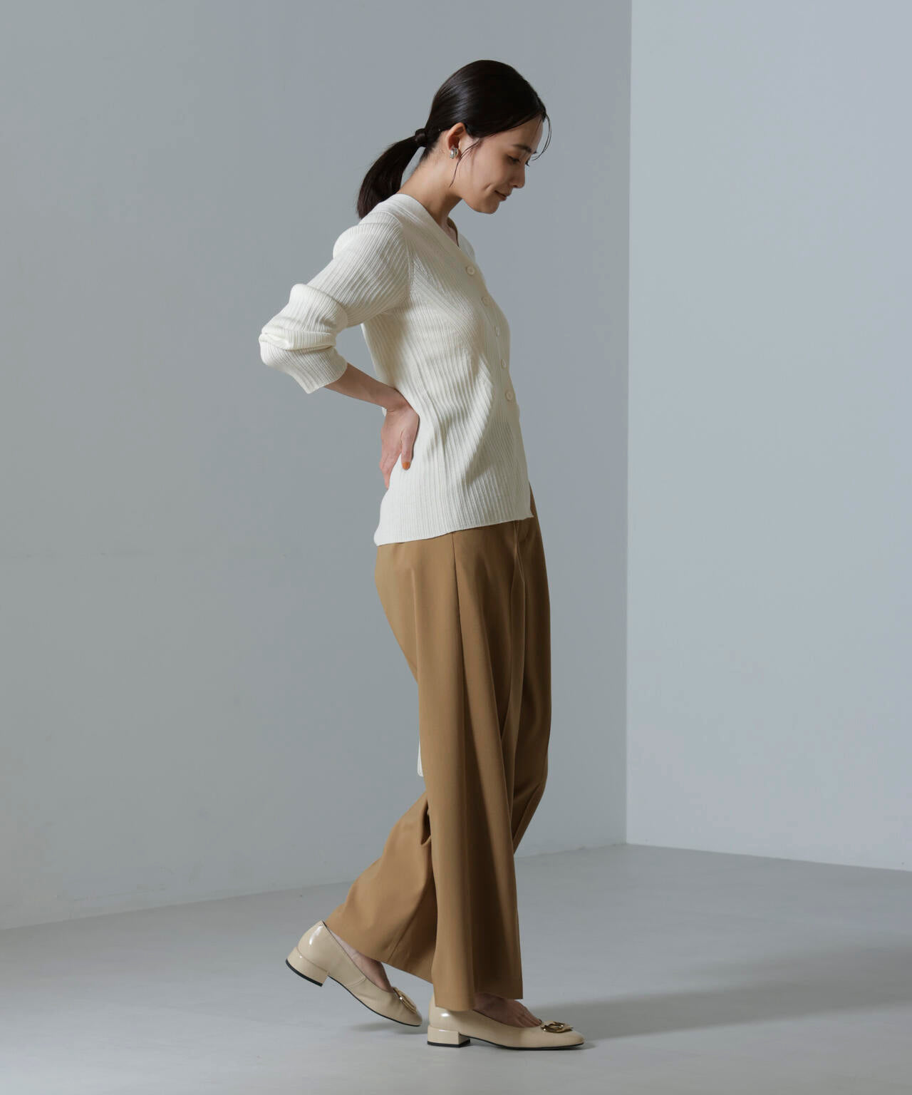 ドライウェザーストレッチ インタックワイドパンツ(セットアップ可) 6694227302