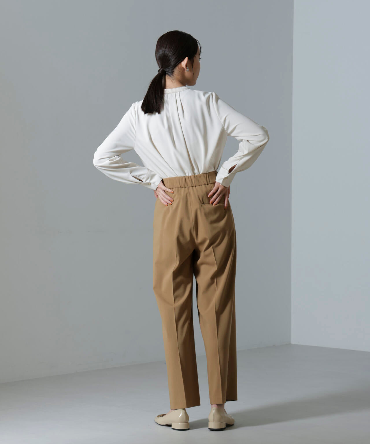 ドライウェザーストレッチ インタックワイドパンツ(セットアップ可) 6694227302