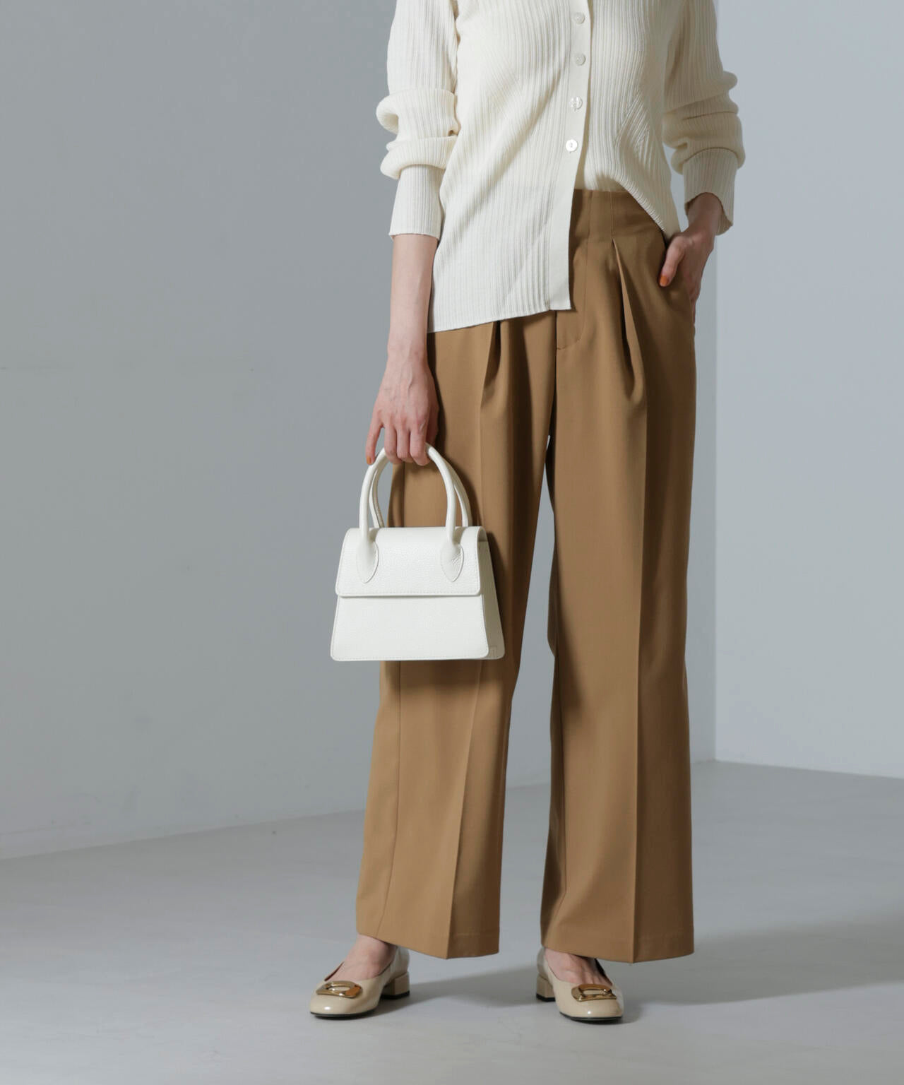 ドライウェザーストレッチ インタックワイドパンツ(セットアップ可) 6694227302