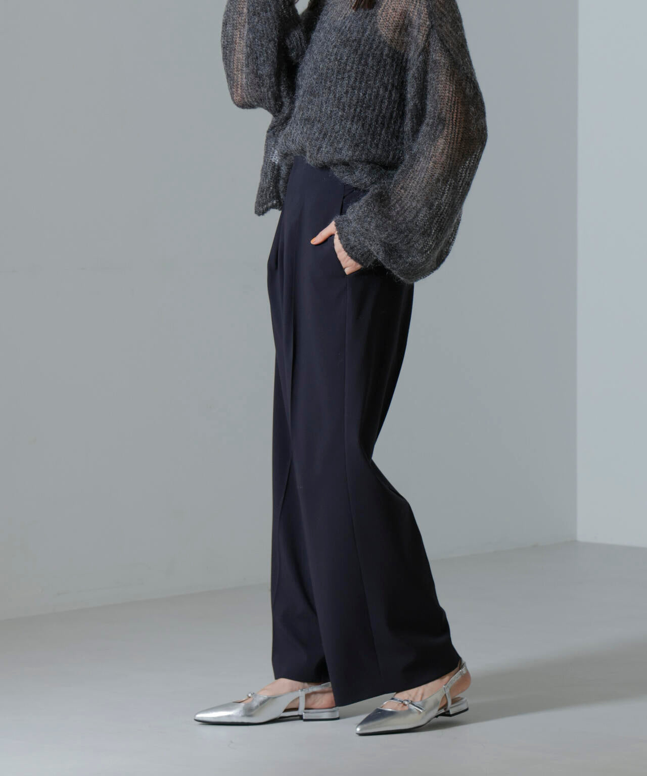 ドライウェザーストレッチ インタックワイドパンツ(セットアップ可) 6694227302