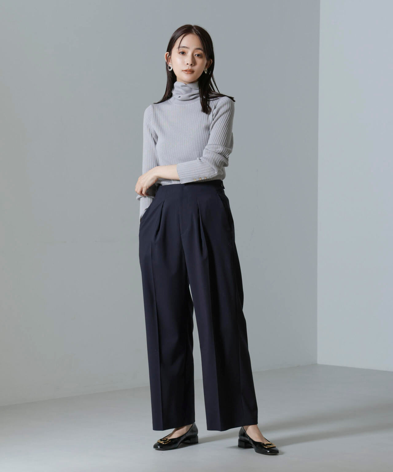 ドライウェザーストレッチ インタックワイドパンツ(セットアップ可) 6694227302