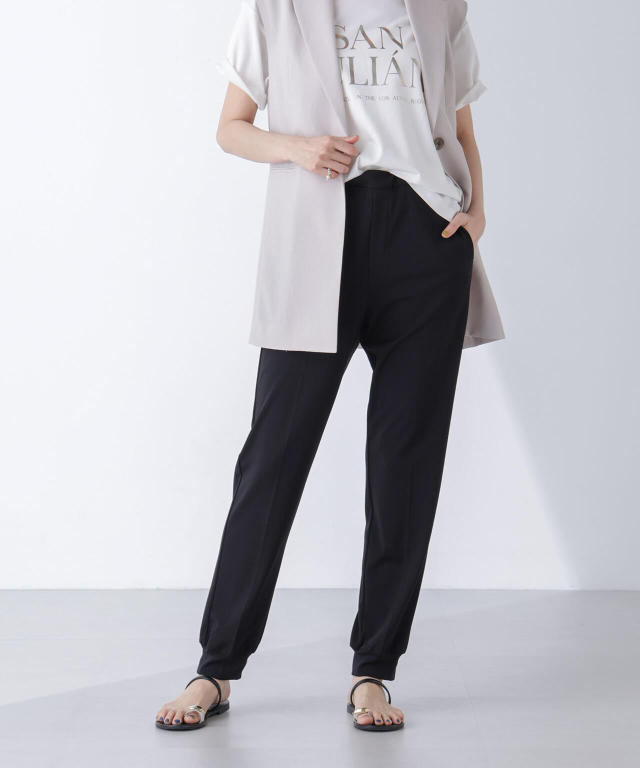 AtPARK&DAILYWEAR/スリットジョガーパンツ(セットアップ可) 6694227304