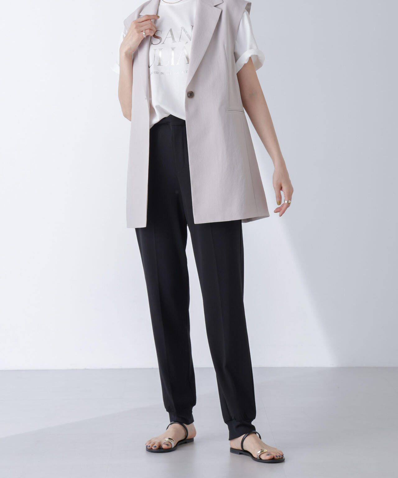 AtPARK&DAILYWEAR/スリットジョガーパンツ(セットアップ可) 6694227304