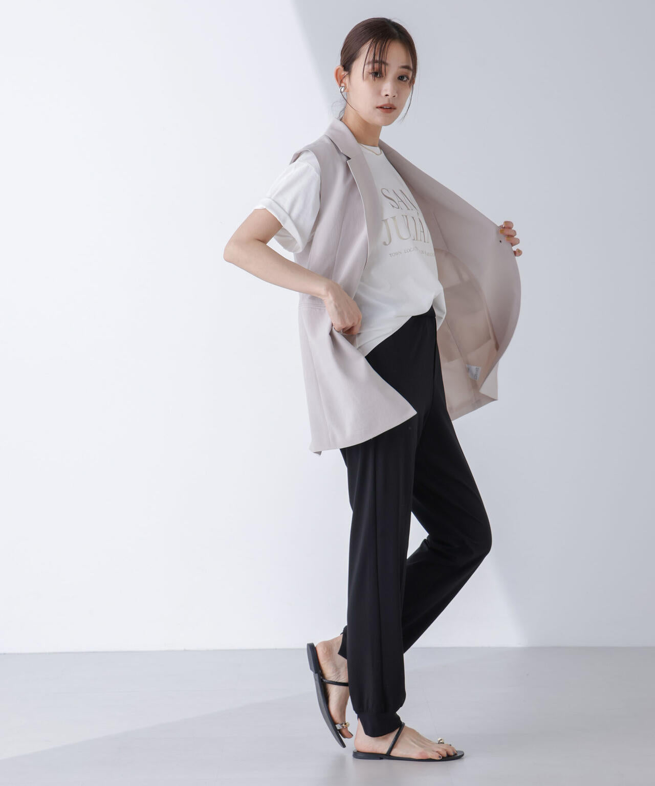 AtPARK&DAILYWEAR/スリットジョガーパンツ(セットアップ可) 6694227304