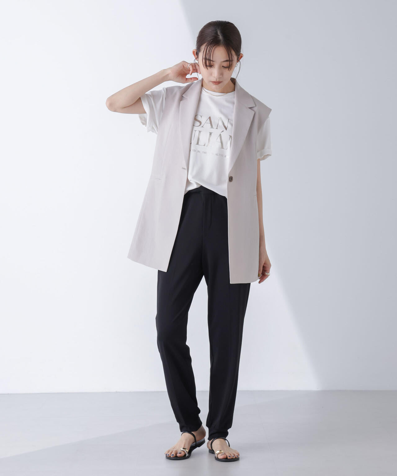 AtPARK&DAILYWEAR/スリットジョガーパンツ(セットアップ可) 6694227304