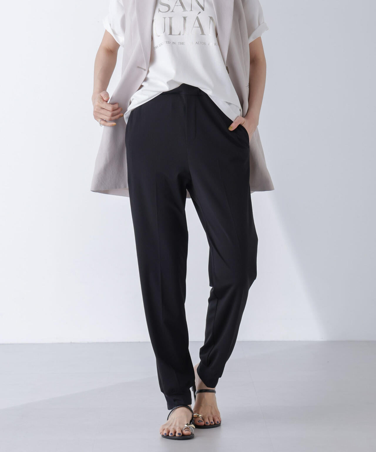 AtPARK&DAILYWEAR/スリットジョガーパンツ(セットアップ可) 6694227304