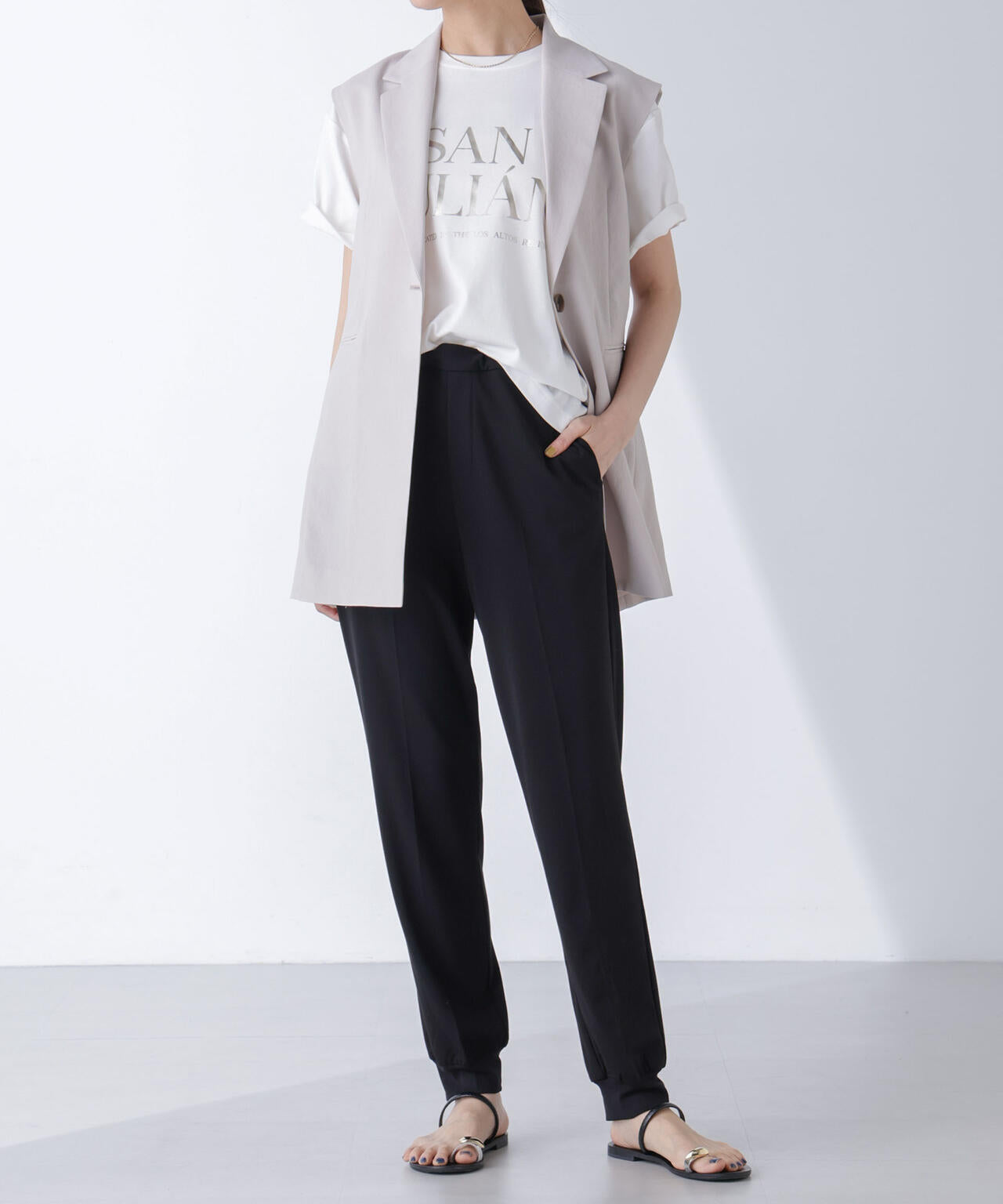 AtPARK&DAILYWEAR/スリットジョガーパンツ(セットアップ可) 6694227304