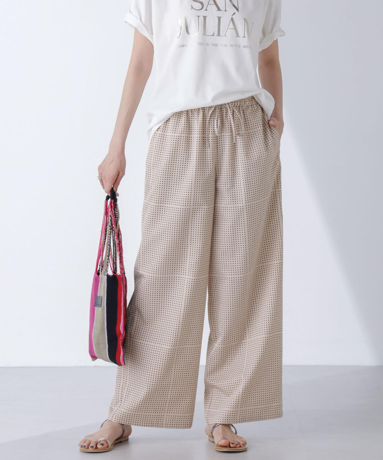 AtPARK&DAILYWEAR/ドットプリントパンツ 6694227305