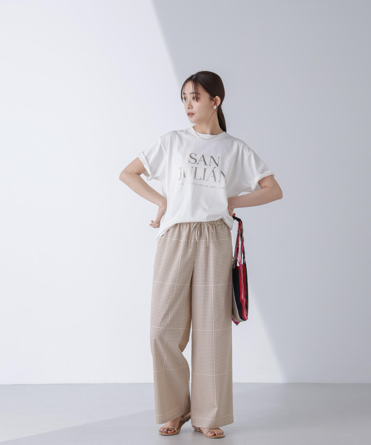 AtPARK&DAILYWEAR/ドットプリントパンツ 6694227305