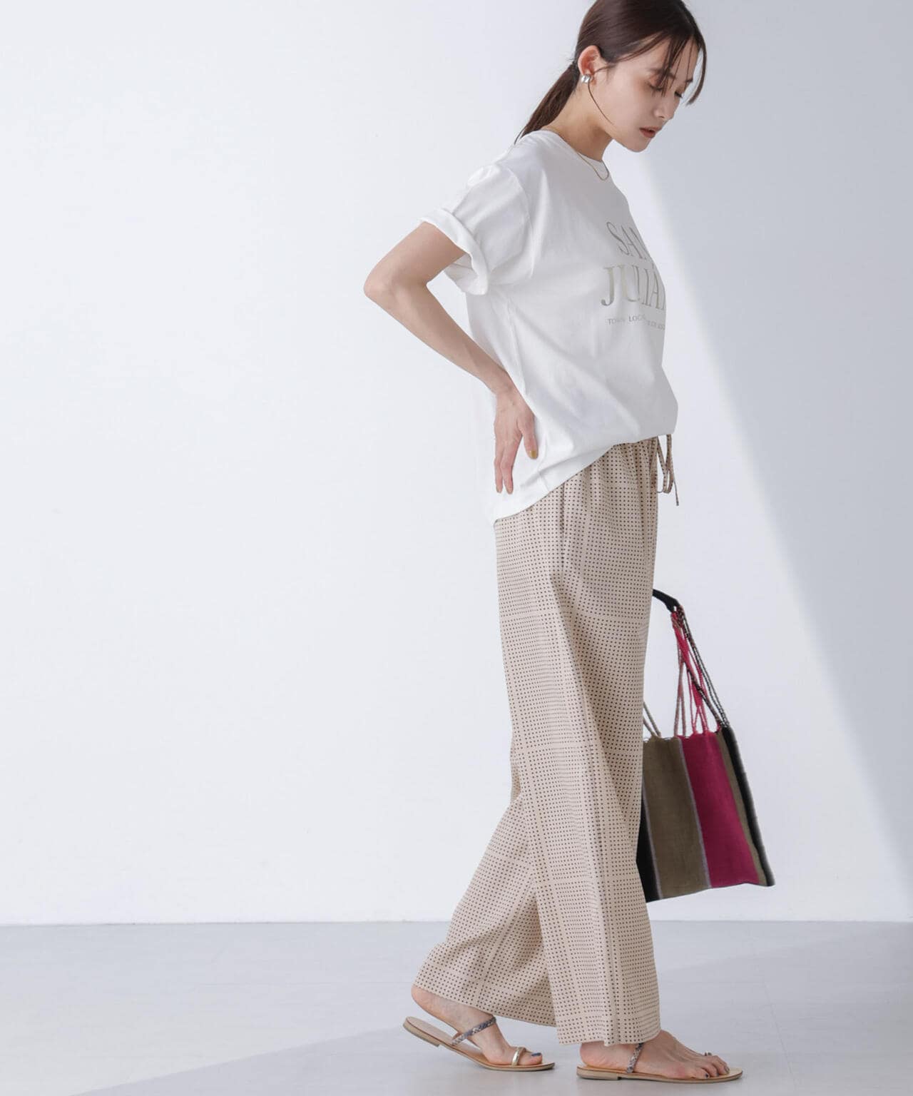 AtPARK&DAILYWEAR/ドットプリントパンツ 6694227305