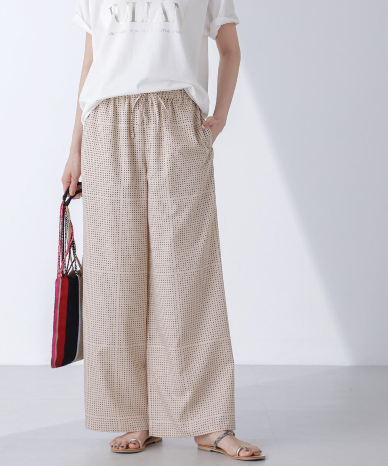 AtPARK&DAILYWEAR/ドットプリントパンツ 6694227305
