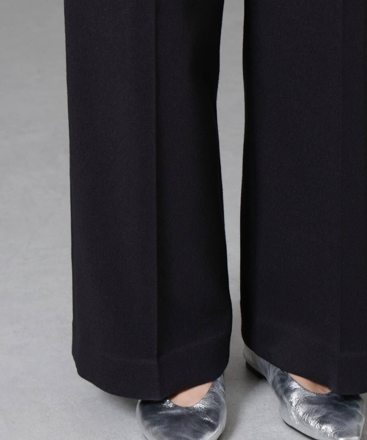 ツイードセミワイドタックパンツ(セットアップ可) 6694227309