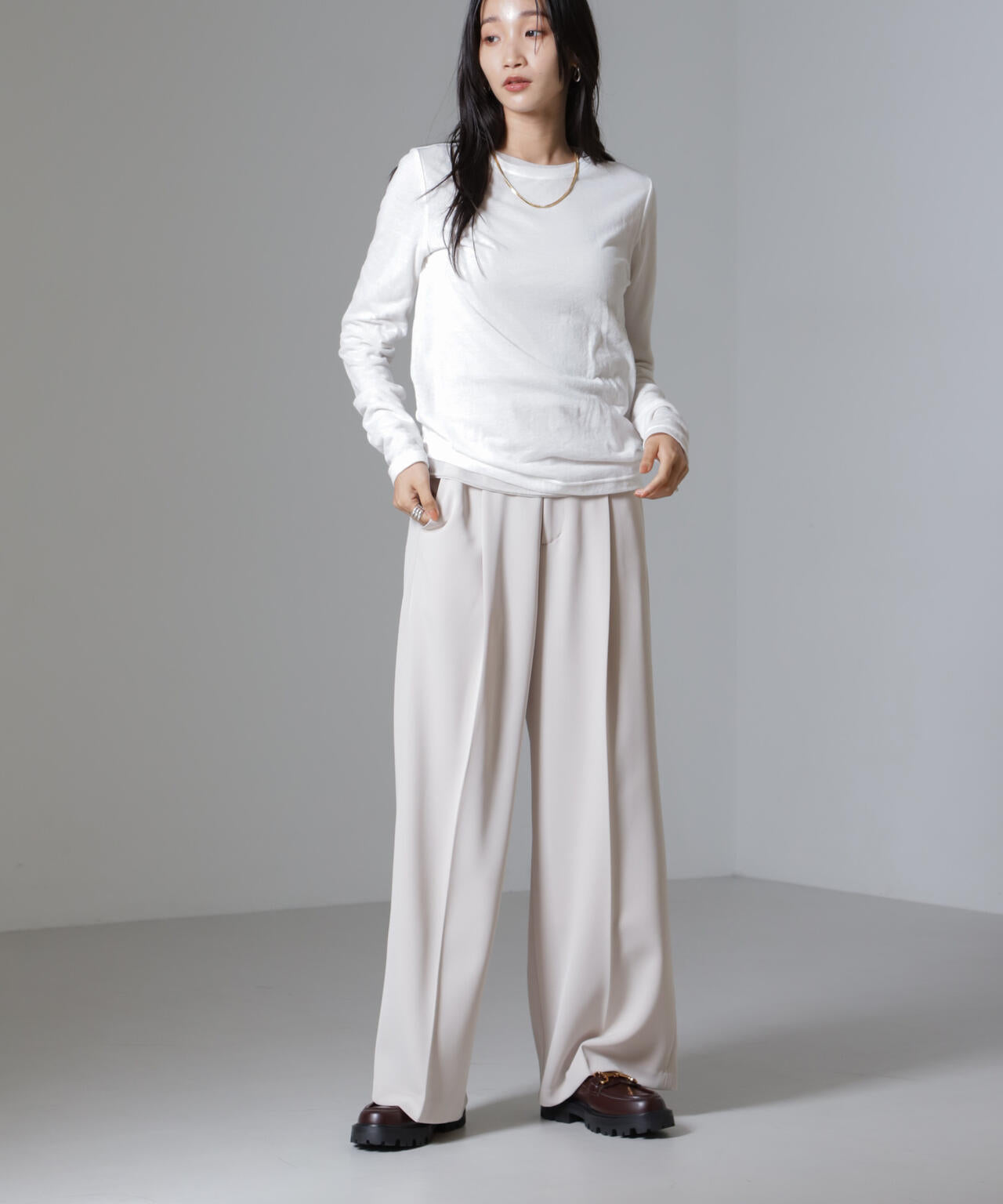 ツイルスラックスパンツ 6694227315