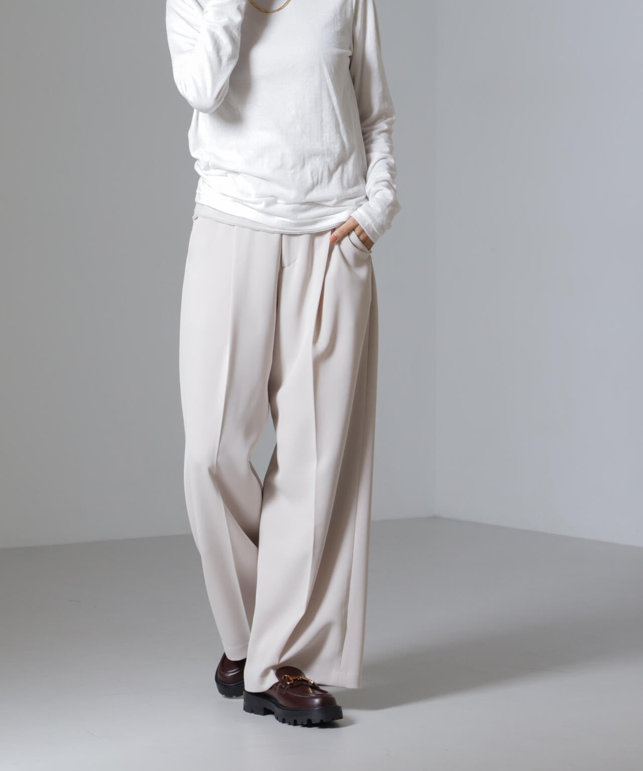 ツイルスラックスパンツ 6694227315