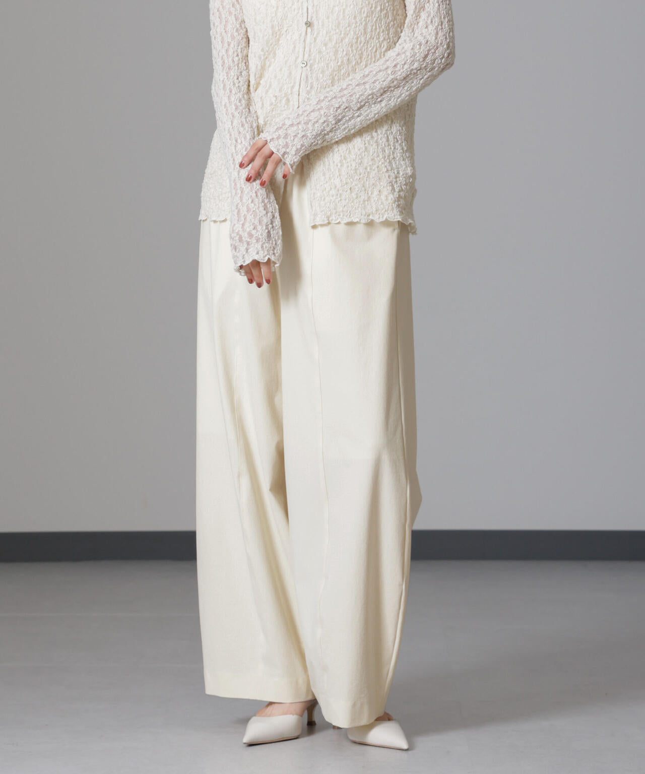 ワッシャーコクーンイージーパンツ 6694227316