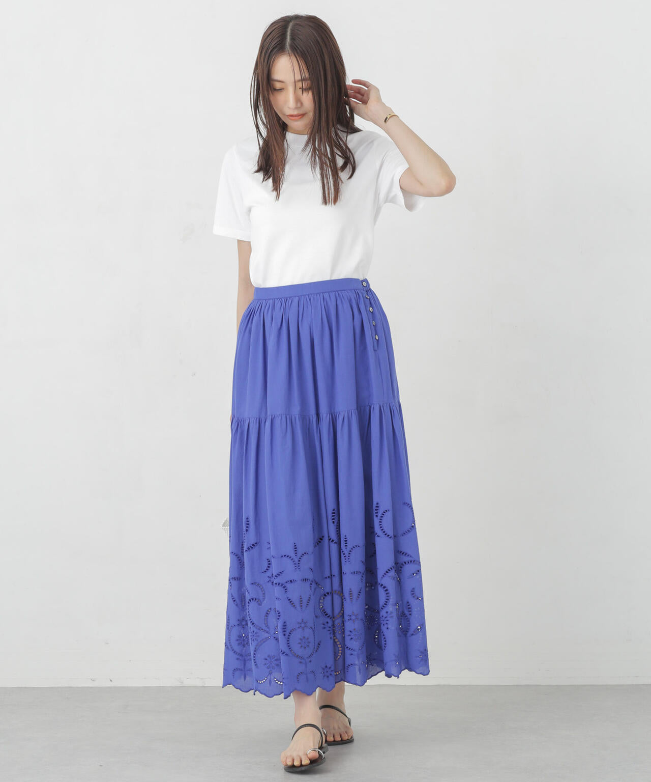 インドシフリー刺繍スカート 6694230300