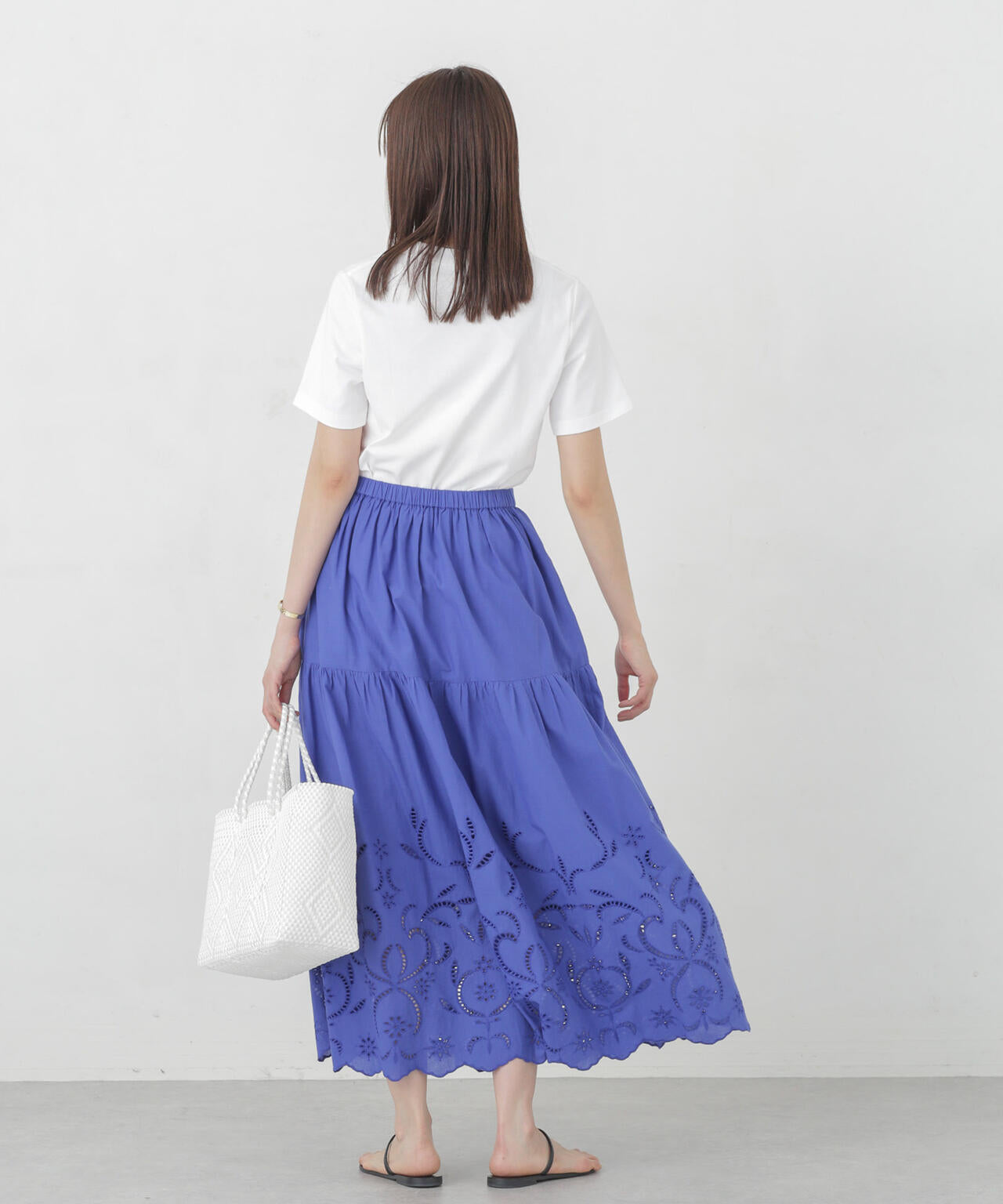 インドシフリー刺繍スカート 6694230300