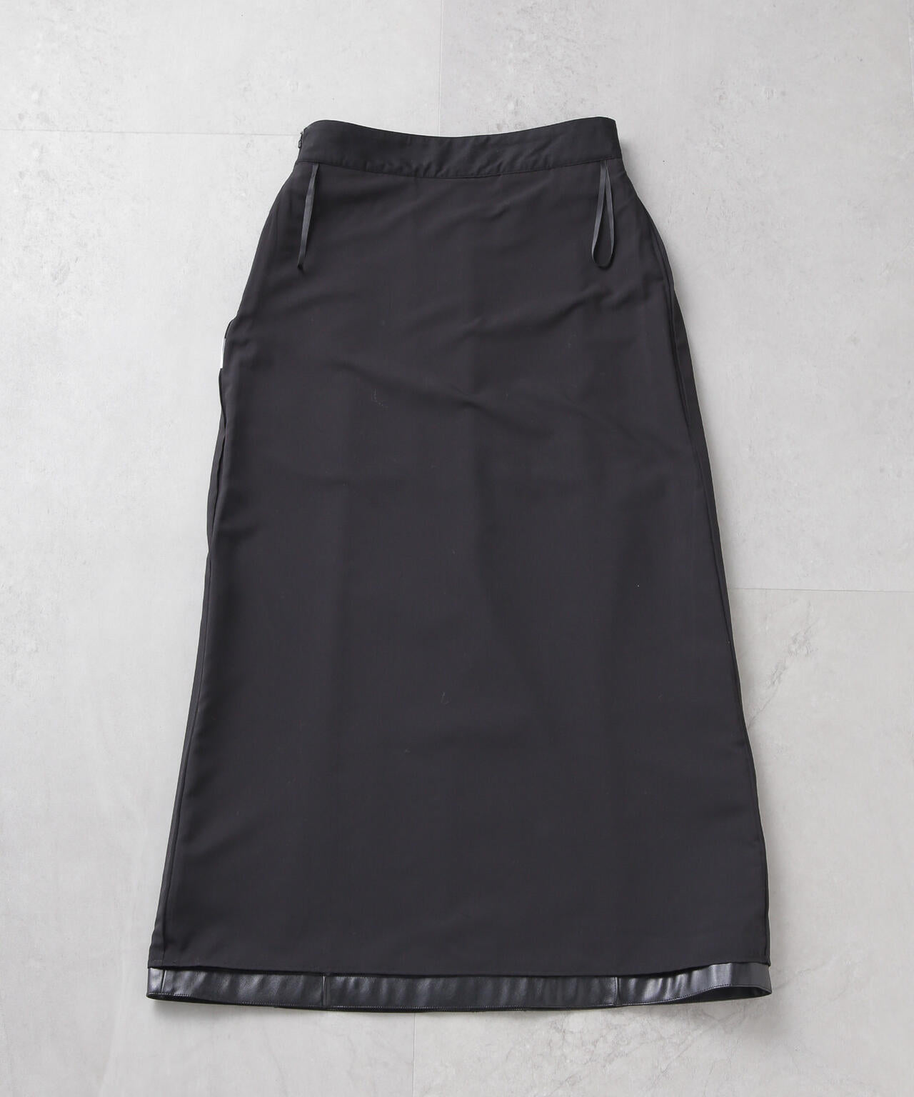 フェイクレザーピンタックスカート(セットアップ可) 6694230309