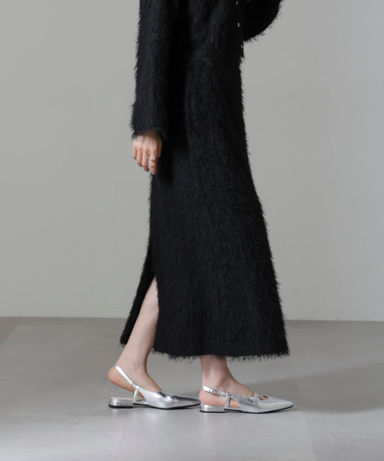 フリンジジャガードIラインスカート(セットアップ可) 6694230311