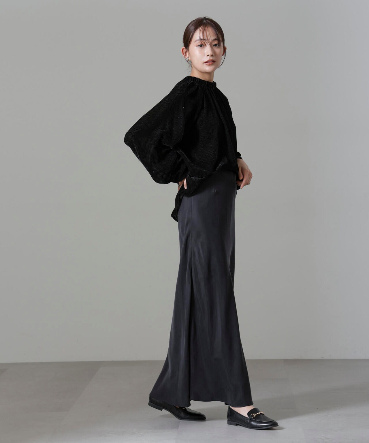 キュプラビスコースバイアススカート 6694230314