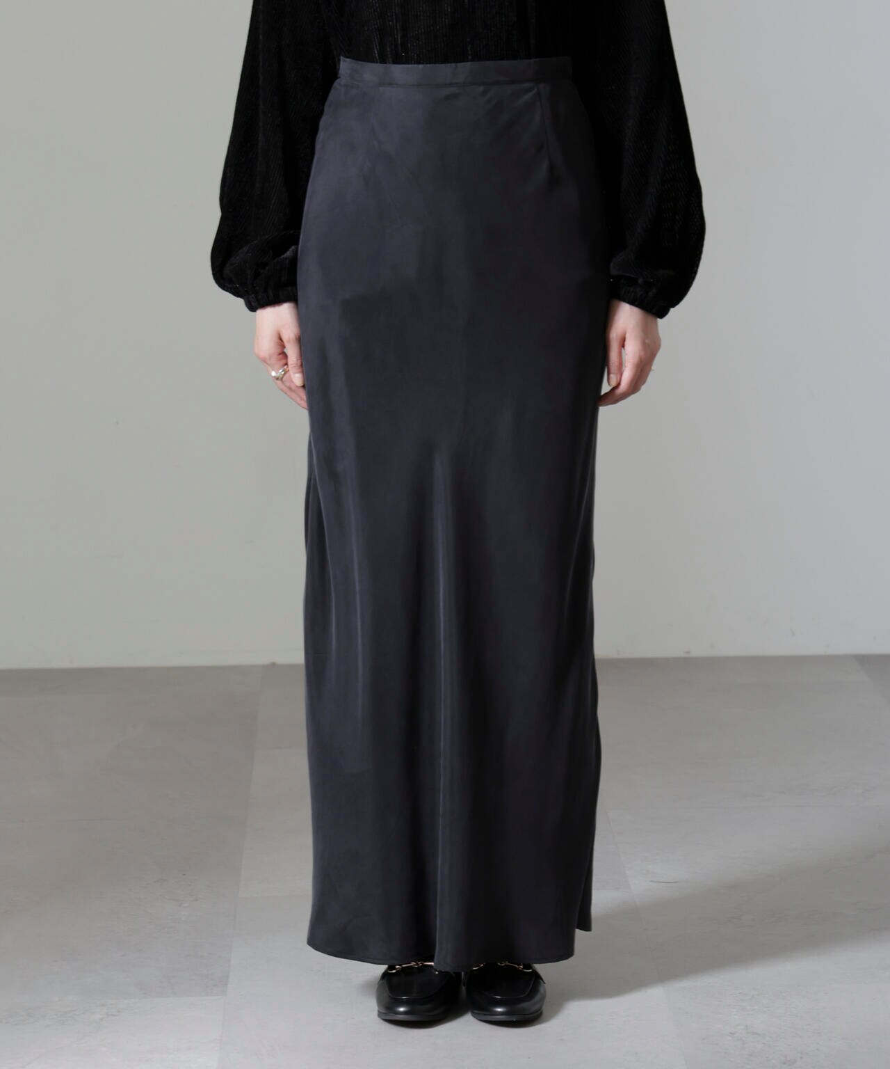 キュプラビスコースバイアススカート 6694230314