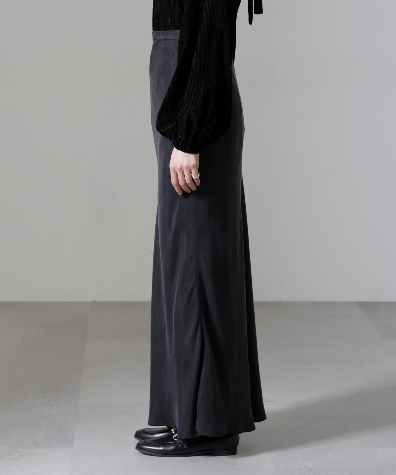 キュプラビスコースバイアススカート 6694230314