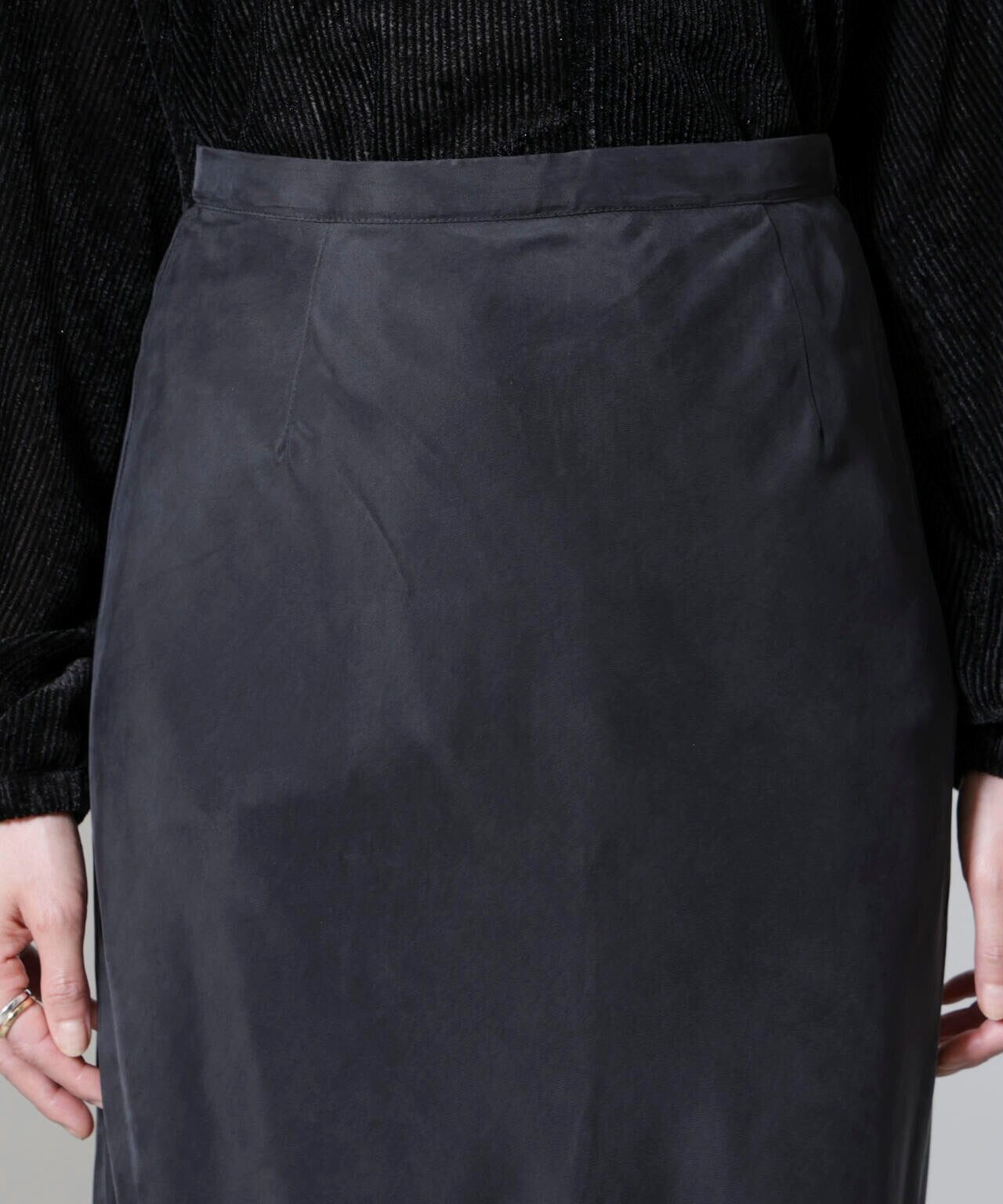 キュプラビスコースバイアススカート 6694230314