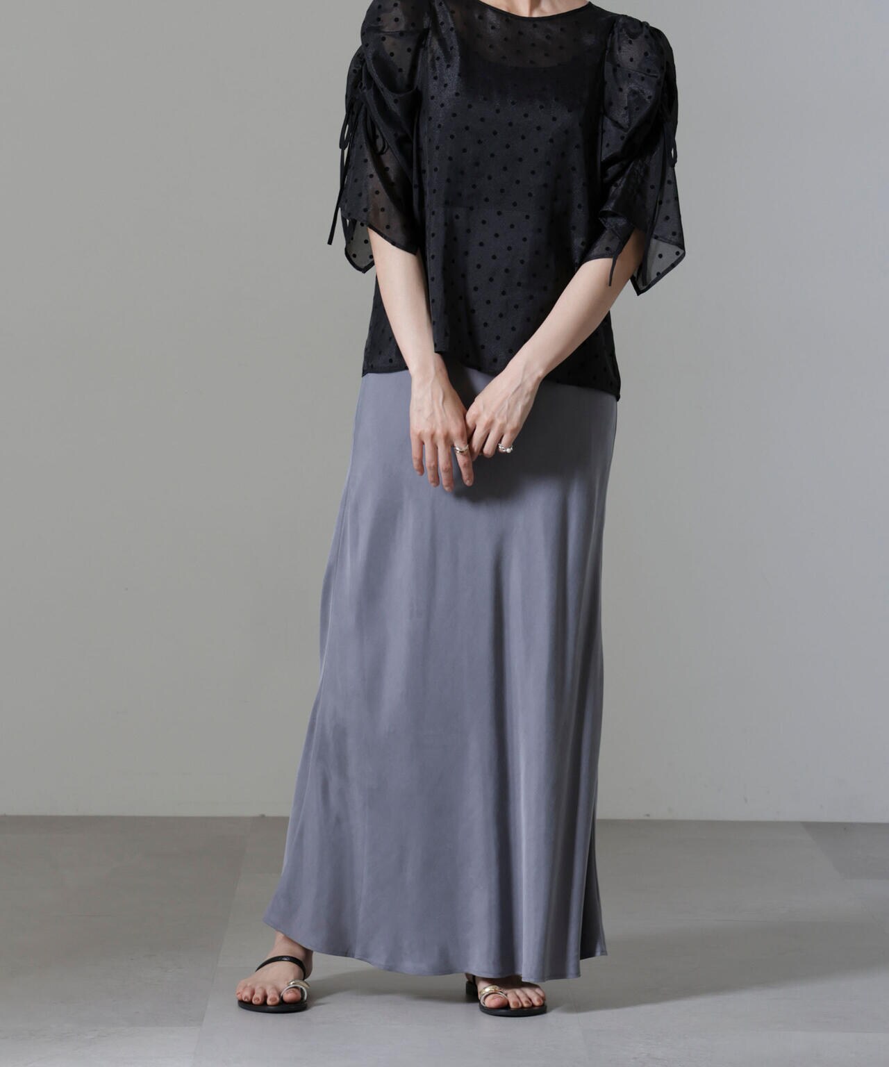 キュプラビスコースバイアススカート 6694230314