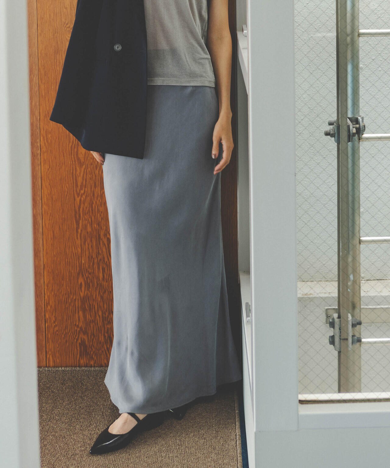 キュプラビスコースバイアススカート 6694230314