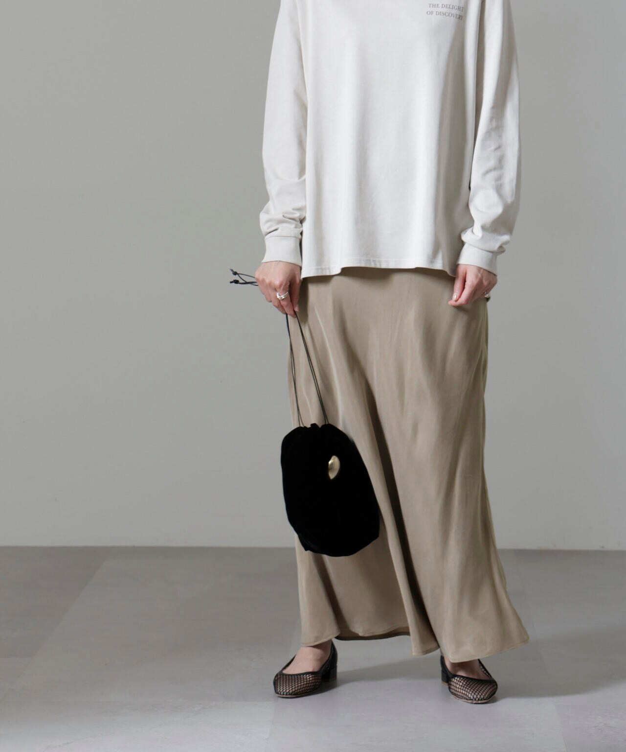 キュプラビスコースバイアススカート 6694230314