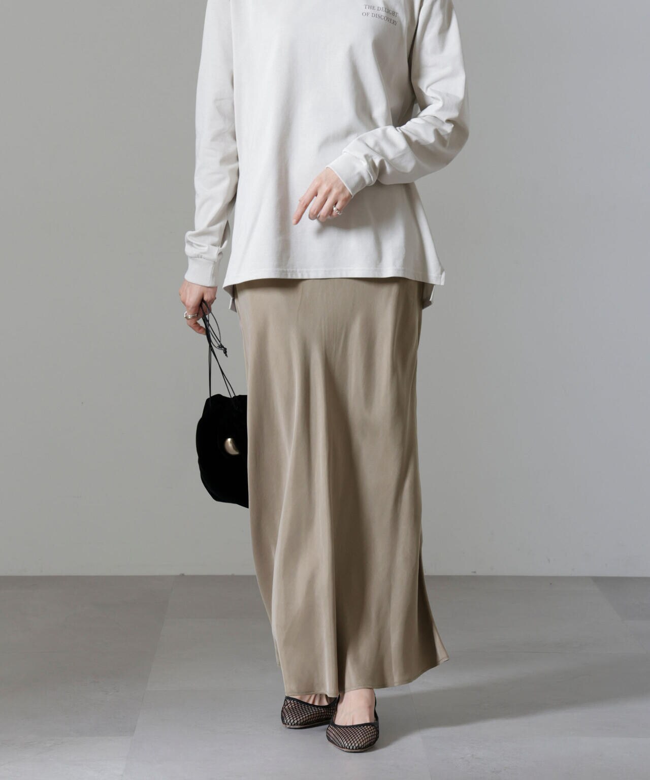 キュプラビスコースバイアススカート 6694230314