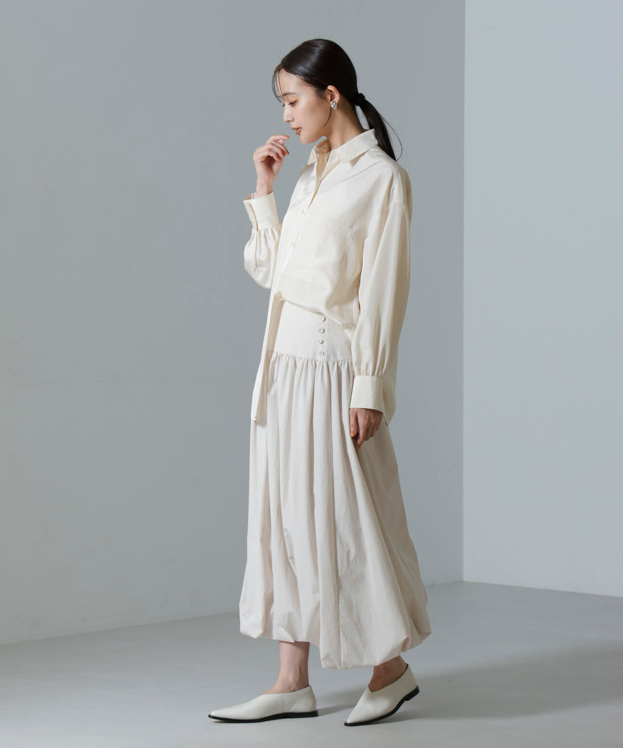 タフタバルーンスカート 6694230317